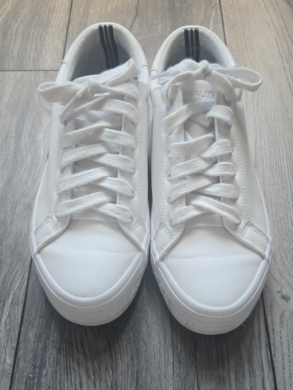 Nautica Navy and White Casual Sneakers